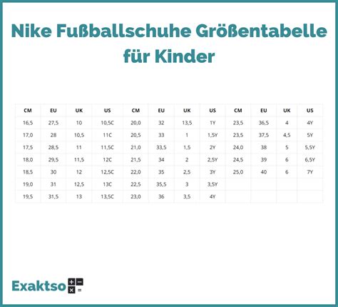 nike größentabelle schuhe kinder|schuhgrößen kinder und kinder.